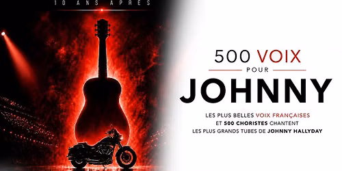 TOUJOURS VIVANT - 500 CHORISTES CHANTENT AVEC JOHNNY HALLYDAY \/\/ Forest National, Bruxelles