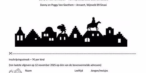 Sinterklaasfeest op de wijk 1000 Appels