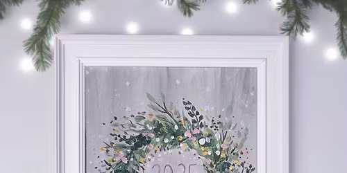 CHALFORD-  Let's Paint N' Sip Forever Evergreen Wreath *** Sold Out*** 