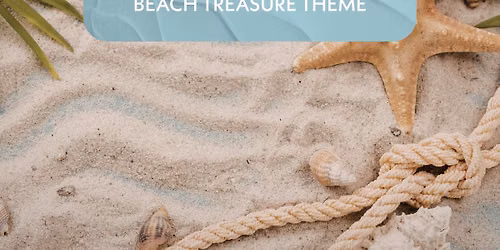 Wine & Resin - Beach Treasure Theme