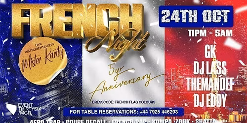 FRENCH NIGHT \ud83c\uddeb\ud83c\uddf7 5 YEARS ANNIVERSARY 