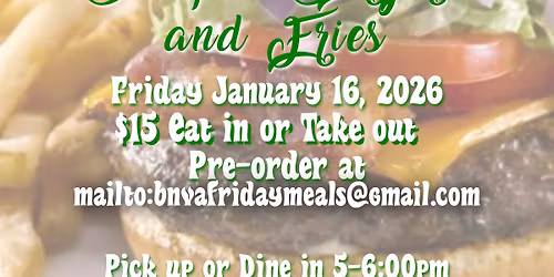 $15 Freddie Burgers, Fries & Gravy