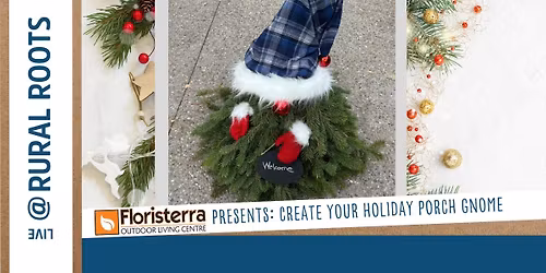 Create Your Holiday Porch Gnome with Floristerra