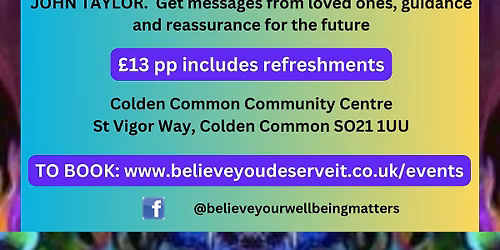 Mediumship evening with JOHN TAYLOR