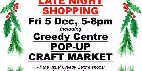 Crediton Late Night Shopping Evening