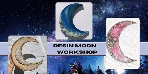 Moon Resin Geode Workshop