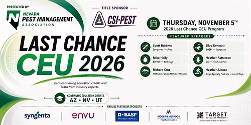 Last Chance CEU 2026