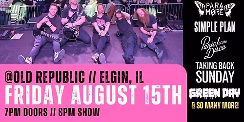 Emo Night LIVE w\/ All American Throwbacks at Joes Live Rosemont