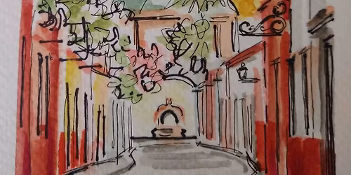 3 Ways to add watercolor to Urban Sketching