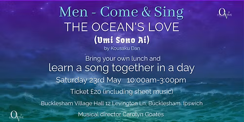 COME & SING (for lower voices) - THE OCEAN'S LOVE (Umi Sono Ai)