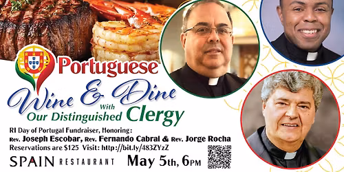 RI Day of Portugal Wine and Dine with Our Distinguished Clergy