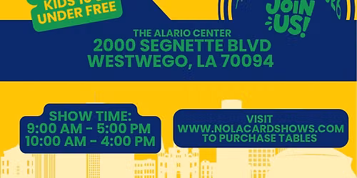 The Alario Center Sports cards & TCG Show