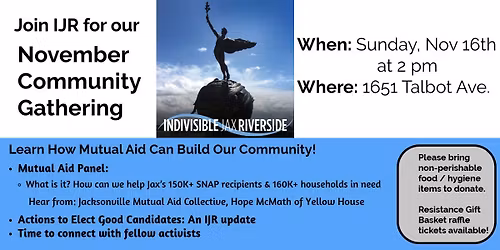 IJR November Community Gathering