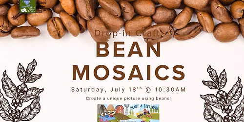 Drop-in Craft: Bean Mosaics