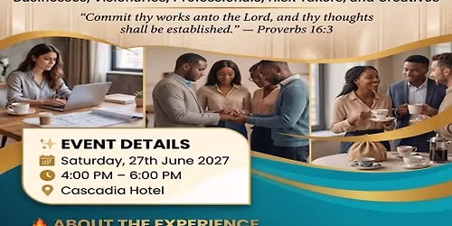 Built on Faith A Social Mixer for Faith led entrepreneurs, professionals , creatives etc 