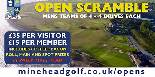 Mens Open Team Scramble (Team of 4)