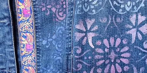 Learn to Upcycle Clothing with Paint and Stencils