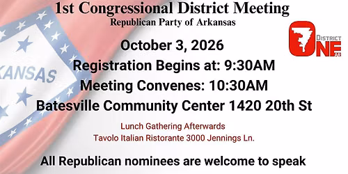 1st Congressional District Meeting, RPA