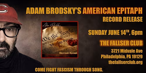 Adam Brodsky's American Epitaph Record Release