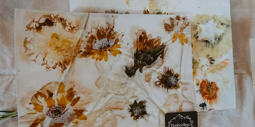 Botanical Dyeing on Silk Scarves with Timberline Flower Farm