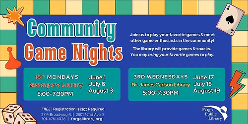 Community Game Night at the Northport Library