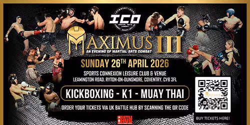Maximus III - An Evening of Martial Arts Combat