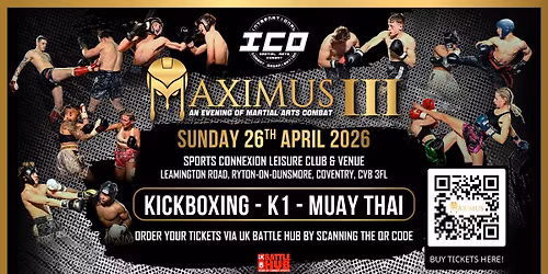 Maximus III - An Evening of Martial Arts Combat