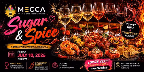 A Sweet Wine Pairing Experience -  Downtown Raleigh, NC