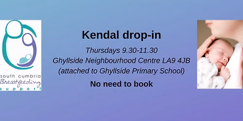 Kendal drop-in; Thursdays 9.30-11.30