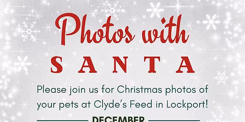 Photos with Santa - Lockport Location!