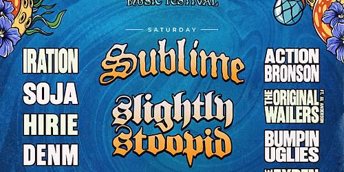 Island Rhodes Music Festival: Sublime Slightly Stoopid Rebelution & The Roots - 2 Day Pass