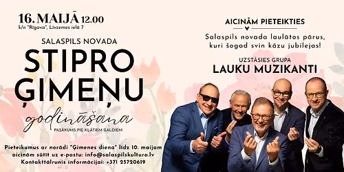SALASPILS NOVADA STIPRO \u0122IME\u0145U GODIN\u0100\u0160ANA
