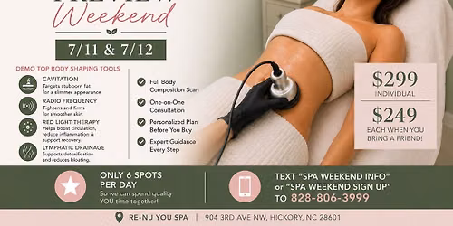 Body Shaping Demo Weekend!