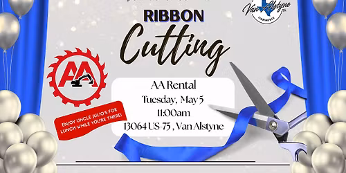 Ribbon Cutting - AA Rental