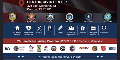 13th Annual Denton County Homeless Veteran Stand Down