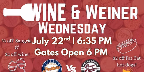 Wine & Weiner Wednesday vs. Prune Packers