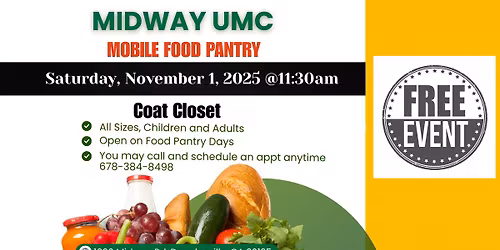 Mobile Food Pantry & Coat Closet