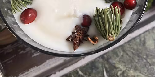 Holiday Candle Making Class $40 11-18-25 6:00-8:00