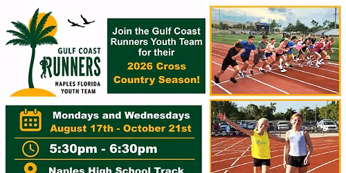 GCR Youth Team 2026 Cross Country Season