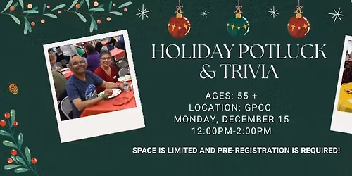 Senior Holiday Potluck & Trivia