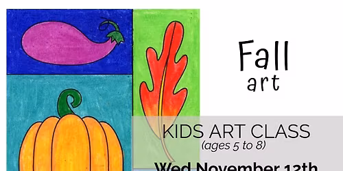 Kids Art Class age 5 to 8