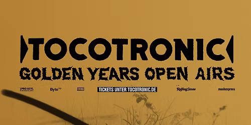 TOCOTRONIC (DE) \u2022 "Golden Years" \u2022 Frischluft Open Air Linz