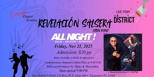 Baila! Live Band Latin Dance Night