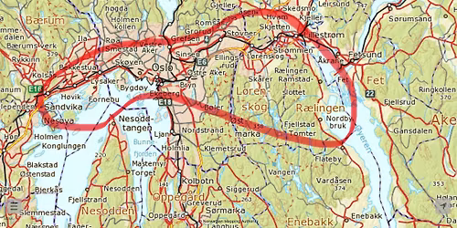 Opplevelsestur over Romerike: En halvtime med historie og utsikt