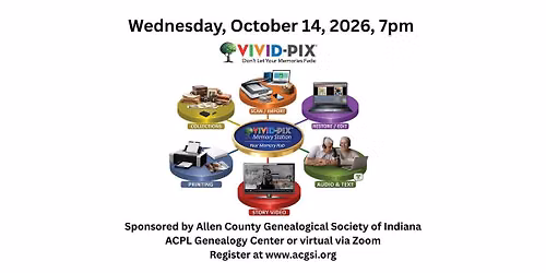 Free Hybrid Genealogy Program: Vivid-Pix Memory Station - What it is and How it Preserves Stories