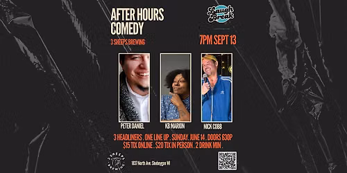 After Hours Comedy: 9\/13(7pm)