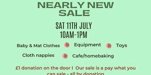 Summer Nearly New Sale