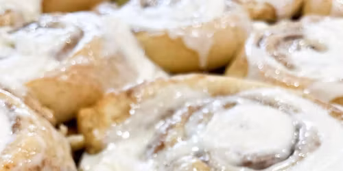 Front Paige Treats Cinnamon Rolls & Coffee at Doza Coffee Shop