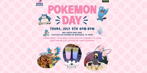 Pok\u00e9mon Fan Day Austin: Games, Cards & Food