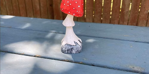 Carving a Whimsical Mushroom